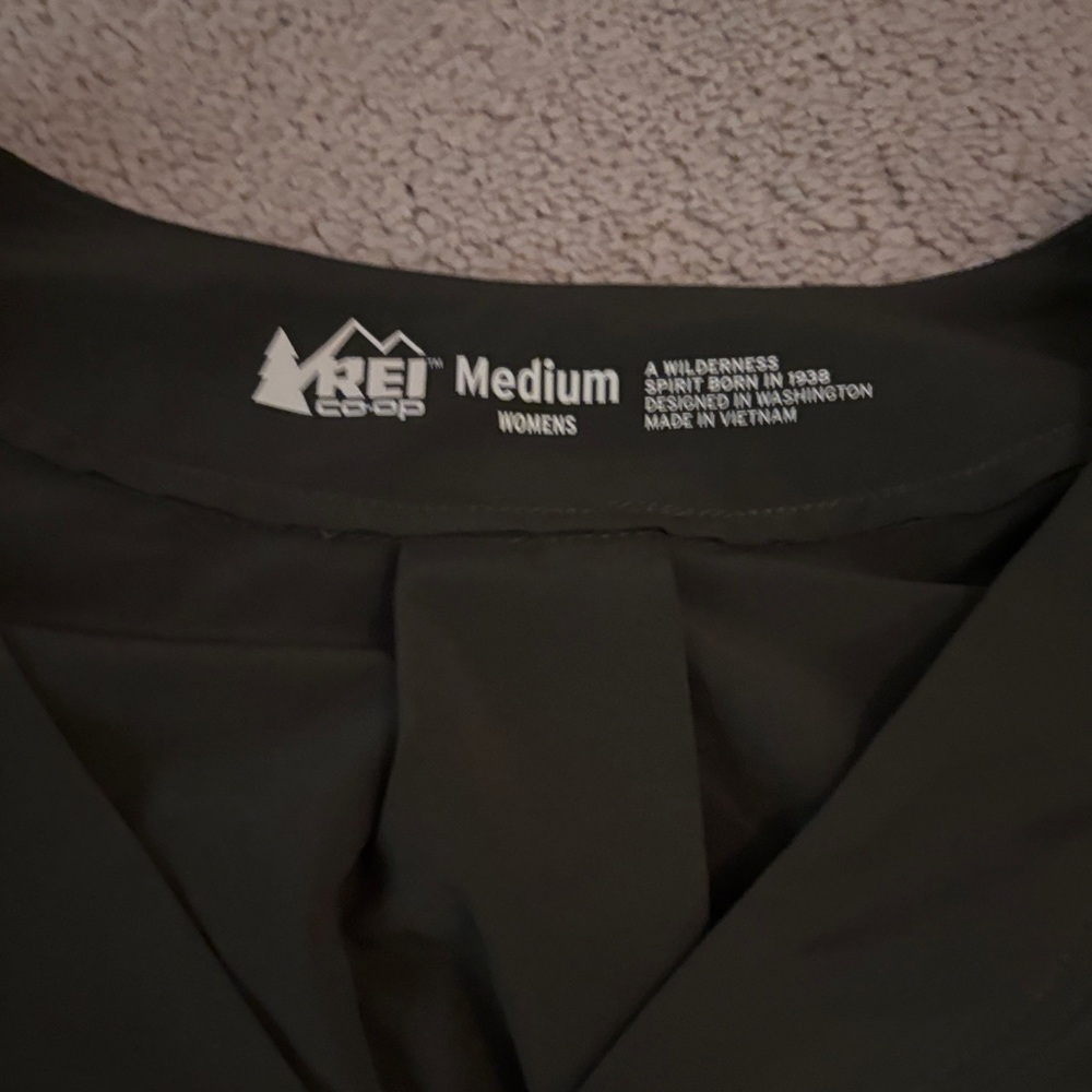 REI dark olive green dress knee length - Picture 3 of 7